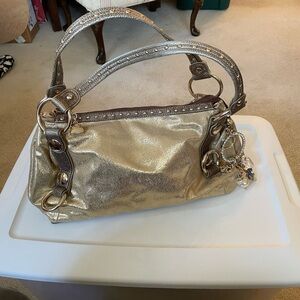 Gold Designer Women's Handbag